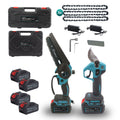 Zorgeloos Snoeien Combi Set – Mini Kettingzaag PRO + Elektrische Snoeischaar PRO | 4× 4Ah Accu