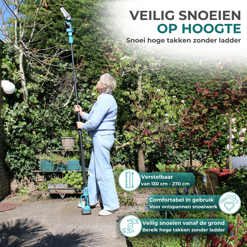 Telescopische Verlengstok 270cm – voor CraftRoot Mini Kettingzaag PRO & Snoeischaar PRO — 2
